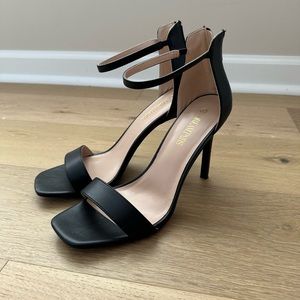 dreampairs black heels (4.5 inches)